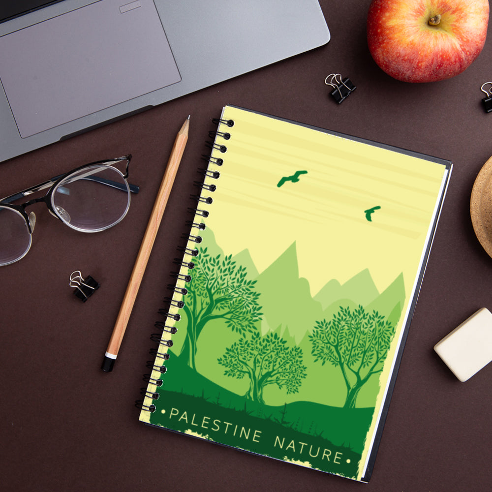 Fovero Notizbuch – Motiv wählen Notizbuch Fovero-designs Palestine Nature Olive